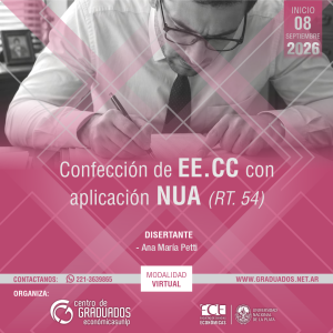 Taller Confección EE.CC con aplicación de NUA (RT 54)