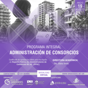 [19/08] Administración de Consorcios 2026