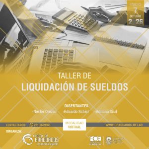 [07/10] Liquidación de sueldos: Taller inicial